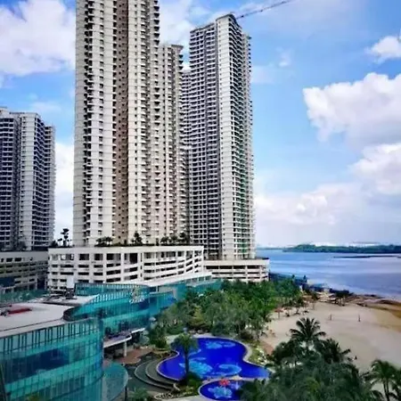 Full Sea View Country Garden Danga Bay 11-13Pax Apartment Johor Bahru Exterior photo