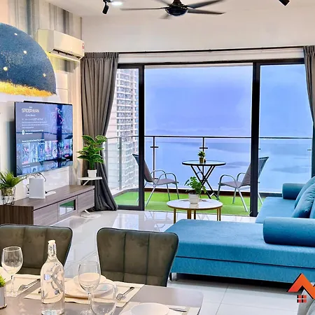 Full Sea View Country Garden Danga Bay 11-13Pax Apartment Johor Bahru Exterior photo